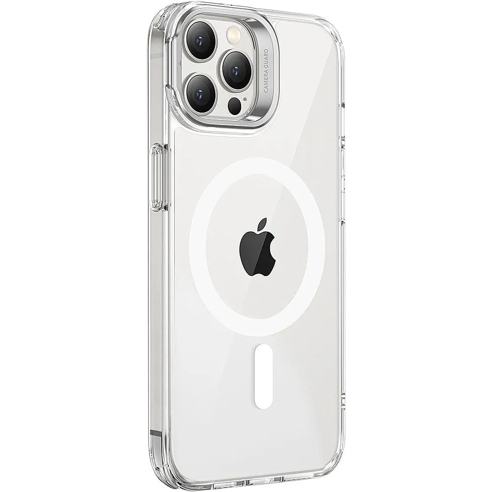 Comfort Texture iPhone 14 Pro Max Clear Kickstand Case with MagSafe | Venture Series