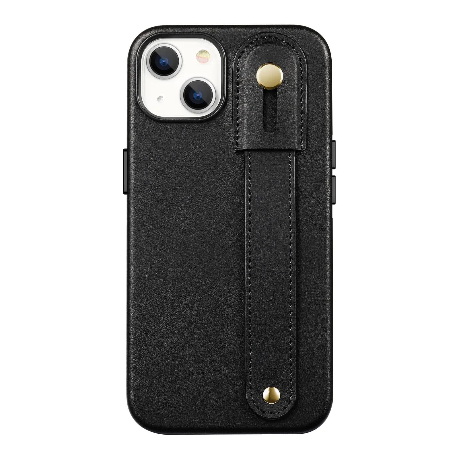 iPhone 15 Plus Leather FingerGrip Case with MagSafe | Indy Series Fashion Touch