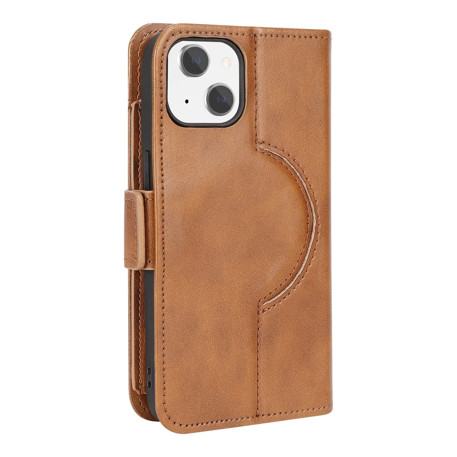 iPhone 15 Plus Leather Wallet Case with MagSafe - Card Holder | Indy Series Stylish grip