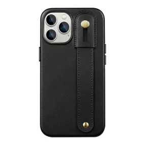 iPhone 15 Pro Leather FingerGrip Case with MagSafe | Indy Series slim fit Impact Resistant