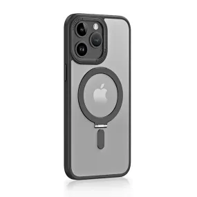 Modern Style iPhone 15 Pro Max Clear Kickstand Case with MagSafe | Venture Series