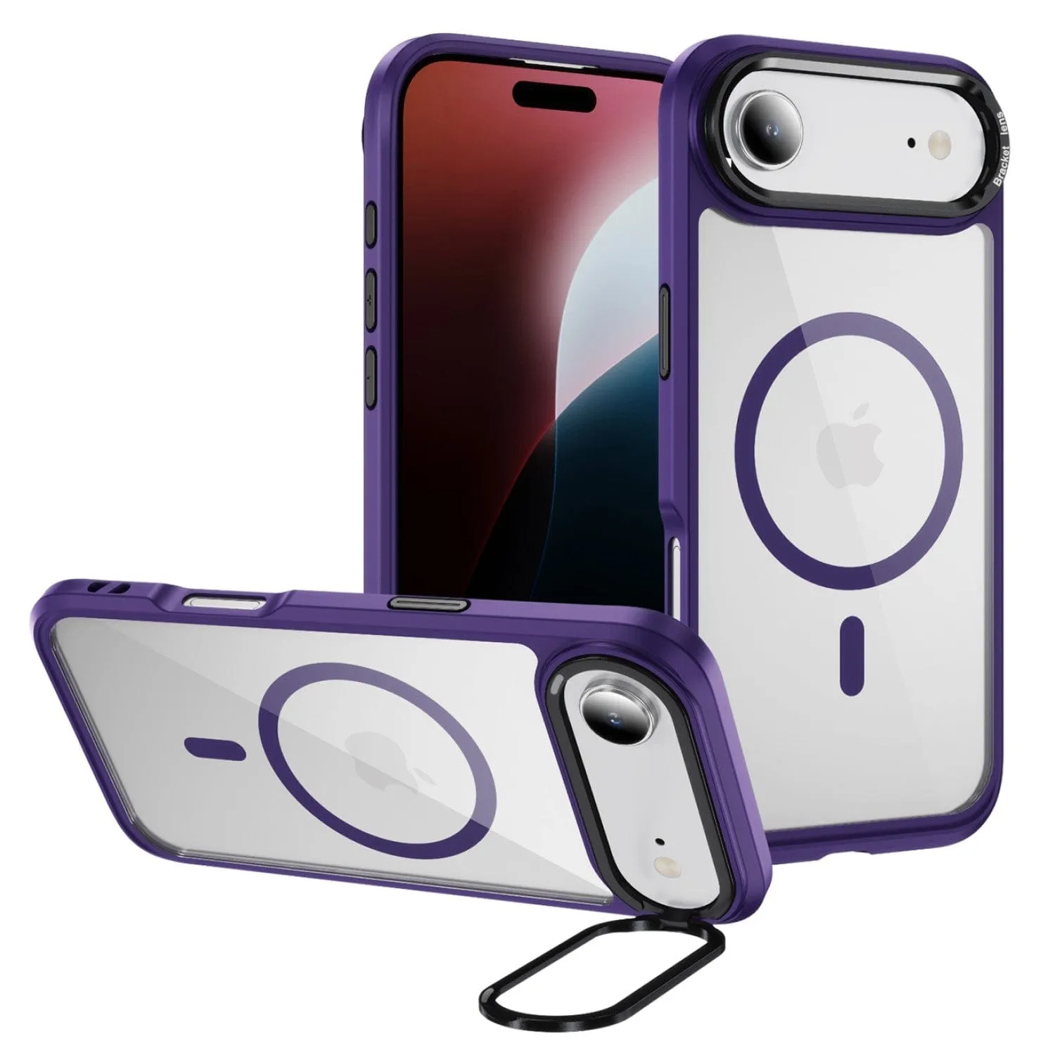 iPhone Air Clear Back Case - Durable, Kickstand, MagSafe | Raider ArmorPro Series Rugged Look Finish slim fit