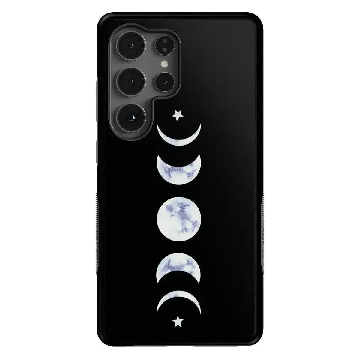 It's Just a Phase | Marble Moon Samsung Case Vivid Design Texture