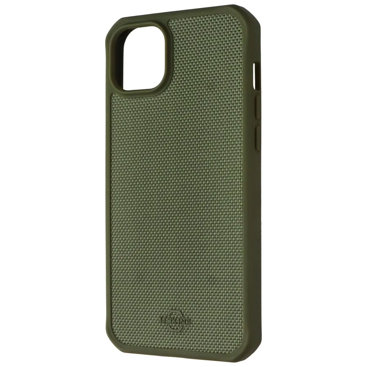 ITSKINS Ballistic_R Nylon Case for MagSafe for iPhone 15 Plus / 14 Plus - Green Protective Detailing