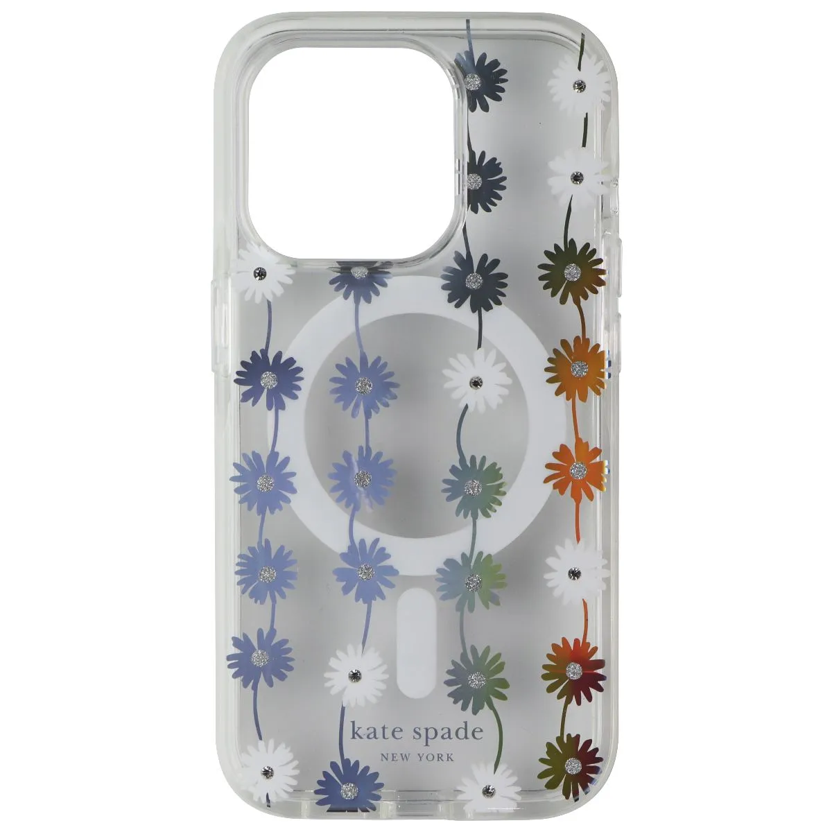 Urban Texture Kate Spade Case for MagSafe for Apple iPhone 15 Pro - Daisy Chain Iridescent