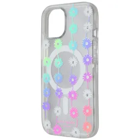 Gloss Layer Kate Spade Case for MagSafe for Apple iPhone 15/14/13 - Daisy Chain Iridescent