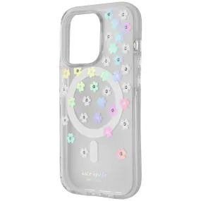 Kate Spade Defensive Case for MagSafe for iPhone 14 Pro - Scattered Flowers Shock Cushion