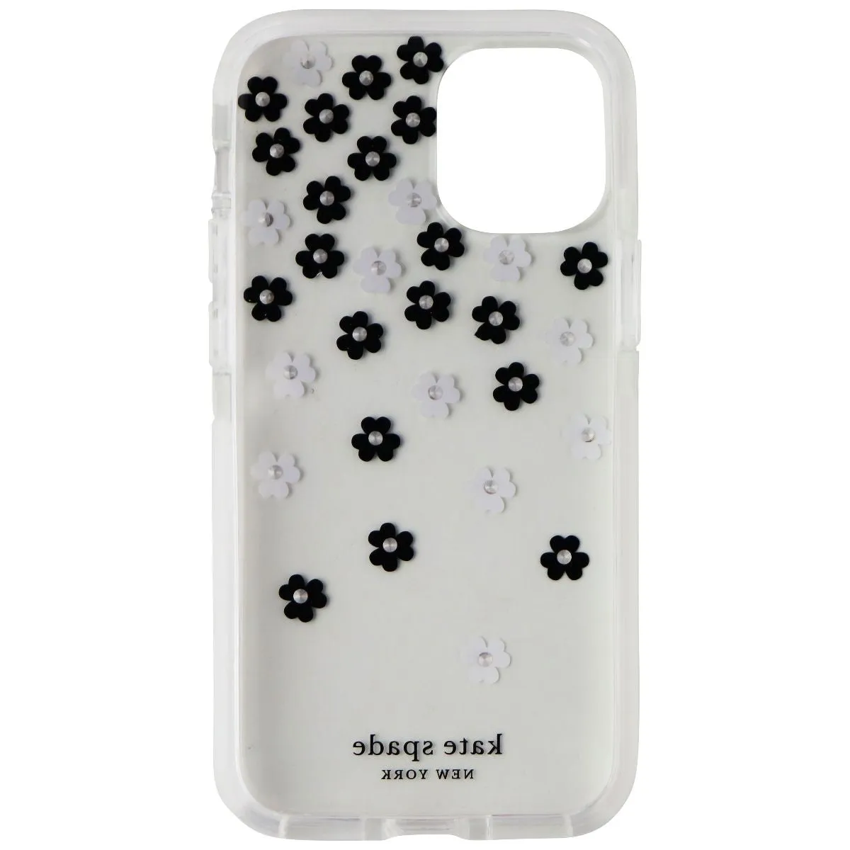 Kate Spade Defensive Hardshell Case for Apple iPhone 12 mini - Scattered Flowers Matte Protection Smooth Finish