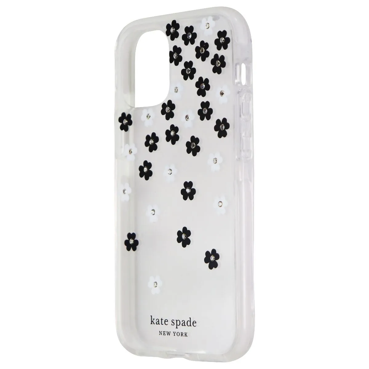Hand Friendly Kate Spade Defensive Hardshell Case for Apple iPhone 12 mini - Scattered Flowers