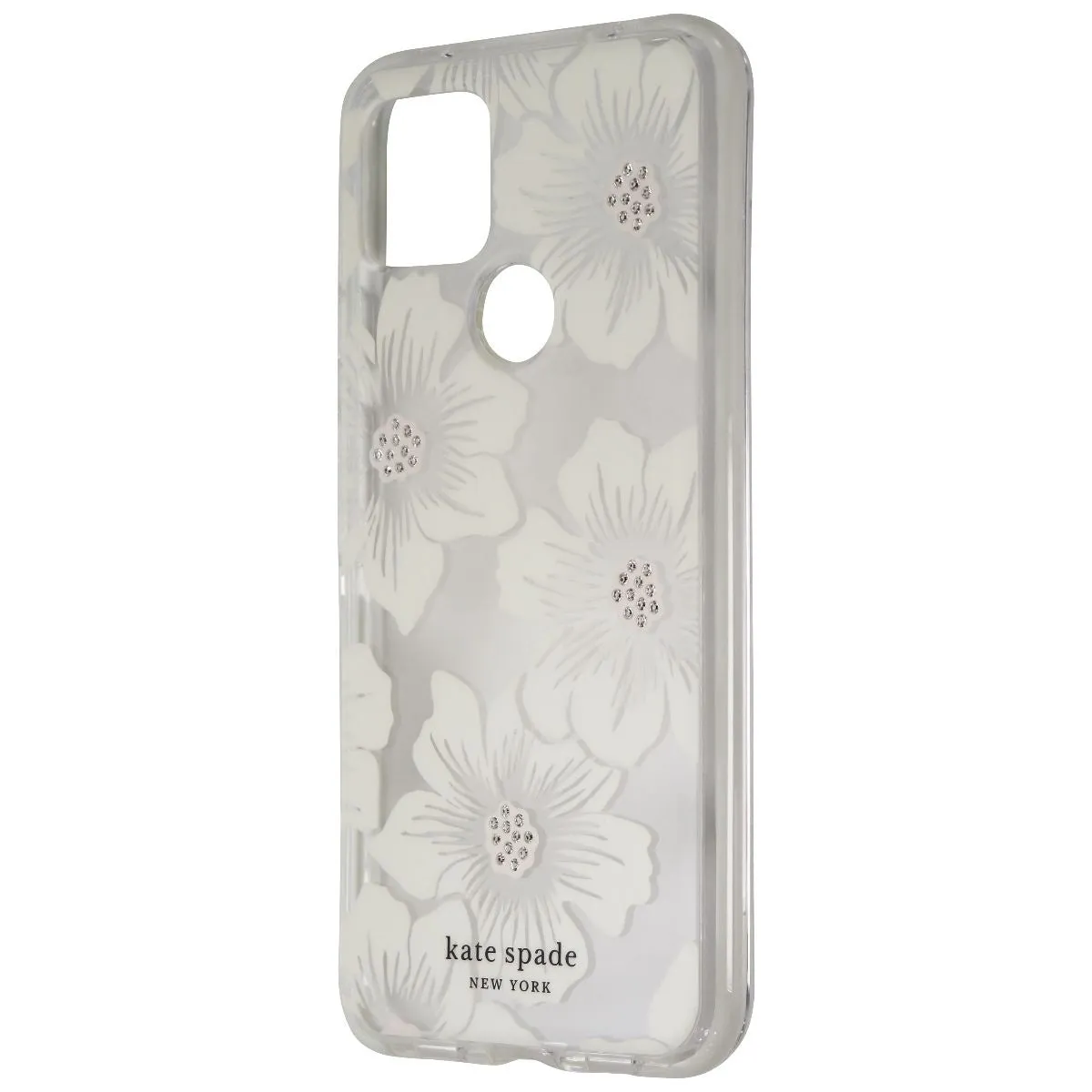 Gloss Touch Kate Spade Defensive Hardshell Case for Google Pixel 4a (5G) - Hollyhock Floral