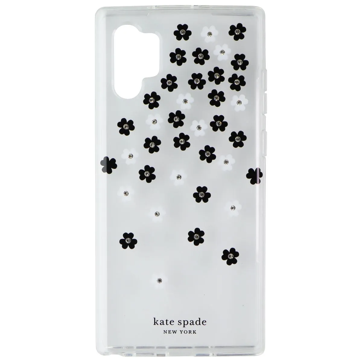 Durable Design Durable Frame Kate Spade Hard Case for Galaxy Note10  & Note10  (5G) - Clear/Scattered Flowers