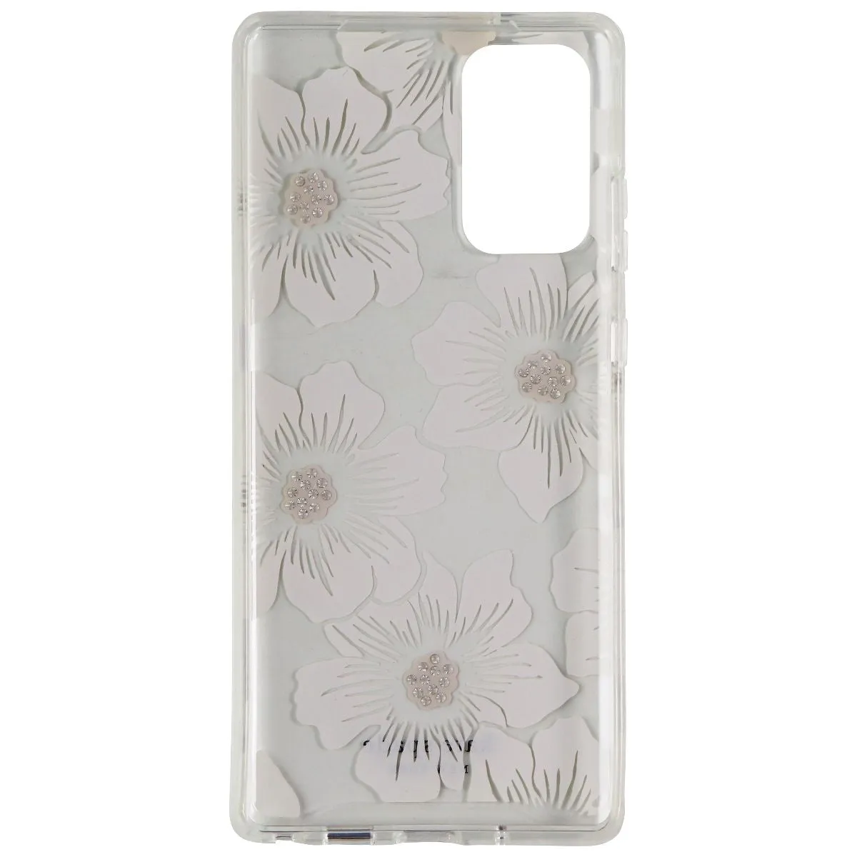 Kate Spade Hard Case for Galaxy Note20 5G - Hollyhock Clear Floral Premium Feel Layer