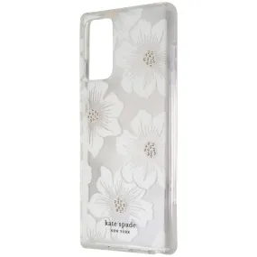 Kate Spade Hard Case for Galaxy Note20 5G - Hollyhock Clear Floral Soft Edge Texture