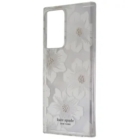 Sleek Finish Kate Spade Hard Case for Galaxy Note20 Ultra & Ultra 5G - Hollyhock Clear Floral
