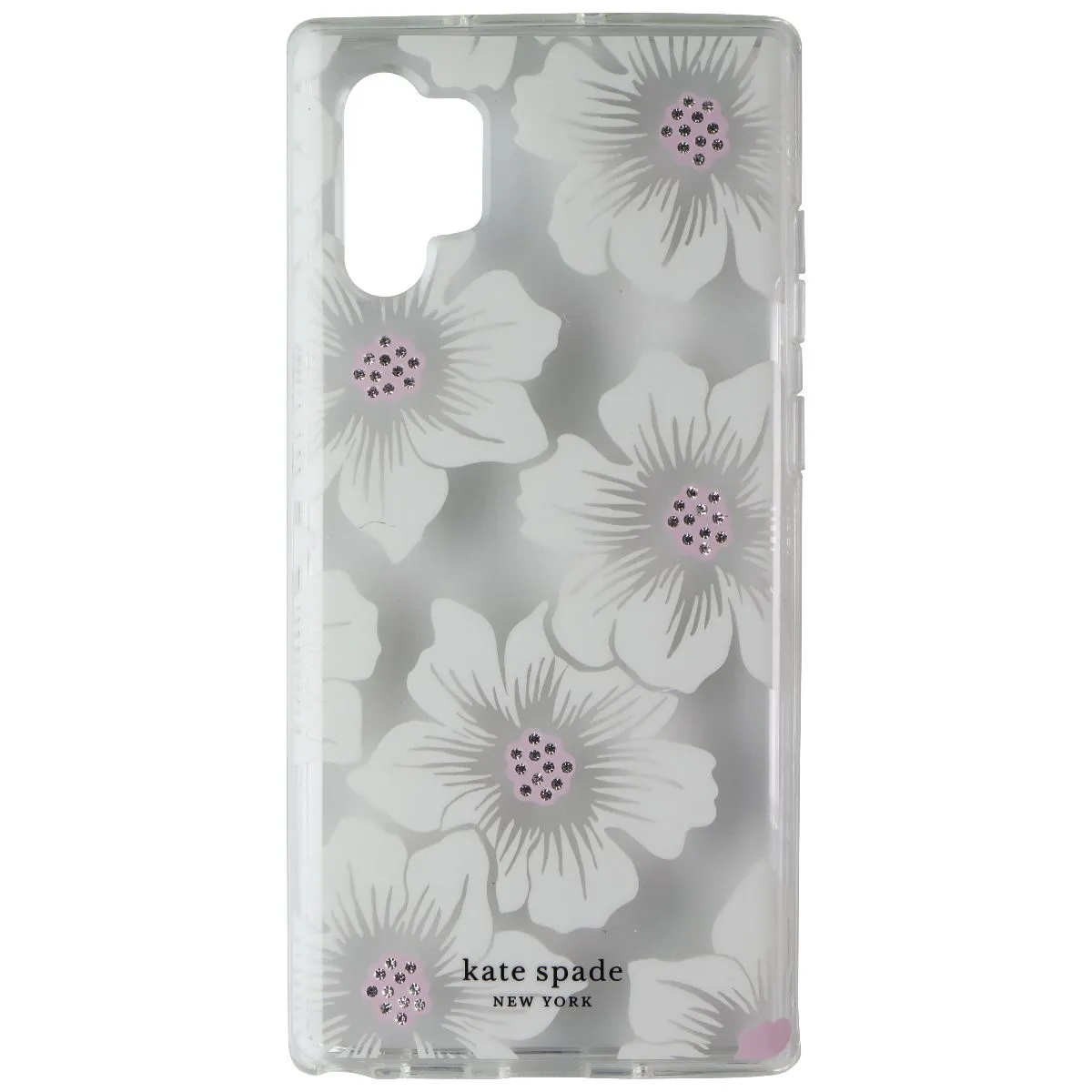 Kate Spade Hardshell Case for Galaxy Note10  / Note10  (5G) - HollyHock Floral elegant design Soft Surface