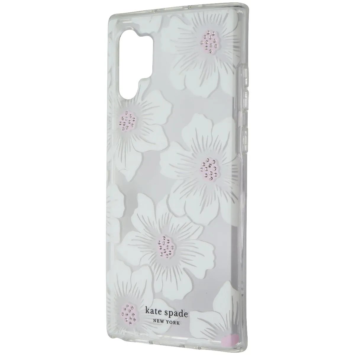 Clear Texture Sleek Surface Kate Spade Hardshell Case for Galaxy Note10  / Note10  (5G) - HollyHock Floral