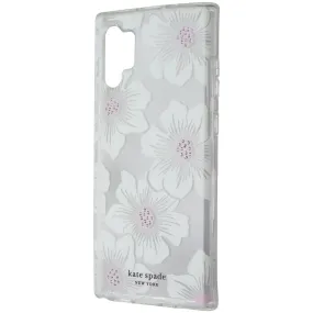 Clear Texture Sleek Surface Kate Spade Hardshell Case for Galaxy Note10  / Note10  (5G) - HollyHock Floral