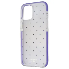 Kate Spade Hardshell Case for iPhone 12 Pro Max - Pin Dot Gems/Lilac Purple Anti Slip