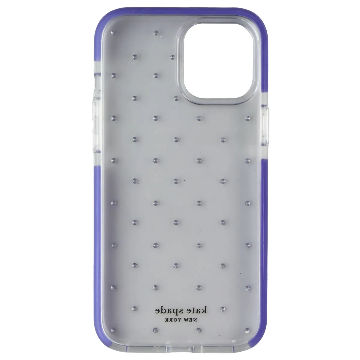 Kate Spade Hardshell Case for iPhone 12 Pro Max - Pin Dot Gems/Lilac Purple Sport Inspired Matte Surface