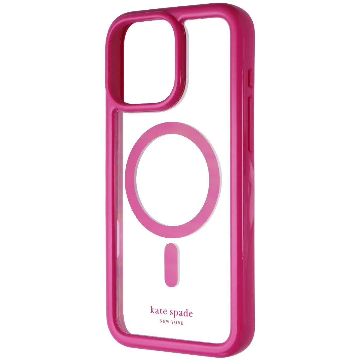 Kate Spade Ultra Protective Case for MagSafe for iPhone 16 Pro Max - Pink/Clear Elegant Touch