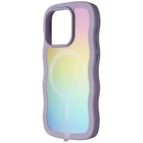 Kate Spade Wavy Series Case for MagSafe for Apple iPhone 15 Pro - Iridescent Soft Feelings