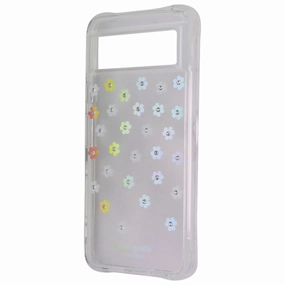 Kate Spade Protective Case for Google Pixel 8 - Scattered Flowers Comfort Finish Smooth Feel Surface
