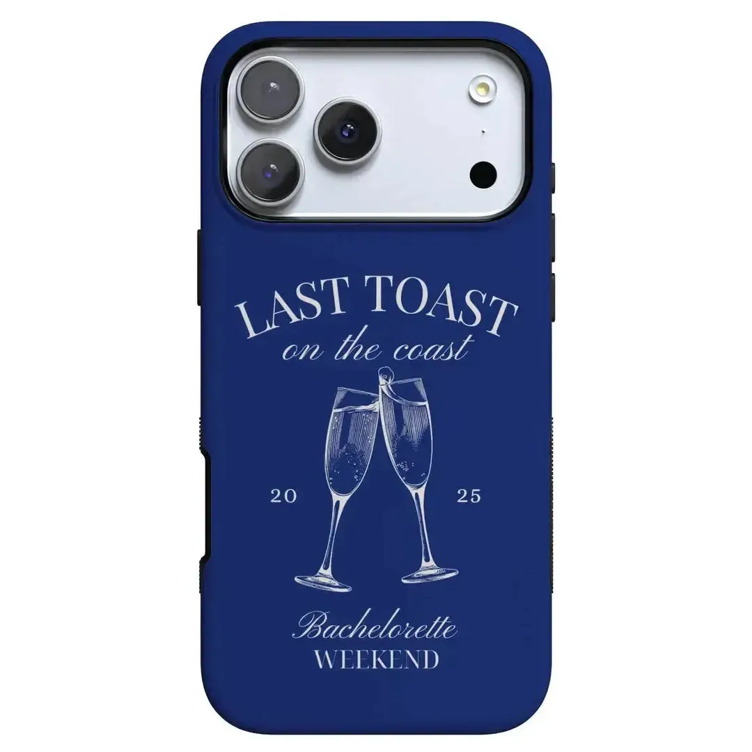 Dual Layer Last Toast | Blue Coastal Bachelorette Case