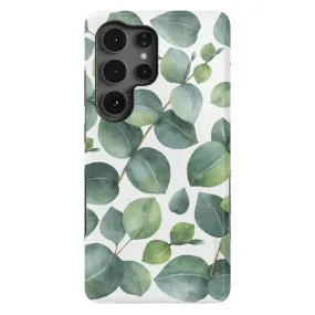 Leaf Me Alone | Green Floral Print Samsung Case Casual Design