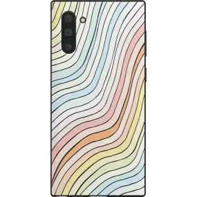 Premium Form Ride The Wave | Pastel Rainbow Lined Samsung Case