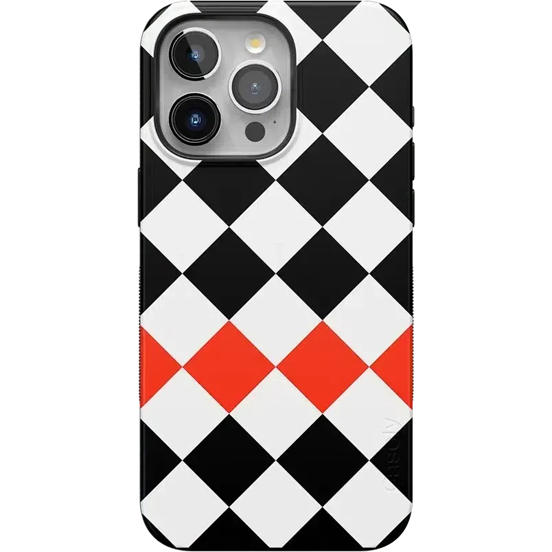 Checkerboard | High Contrast Design Case Minimal Edge Durable Finish Layer