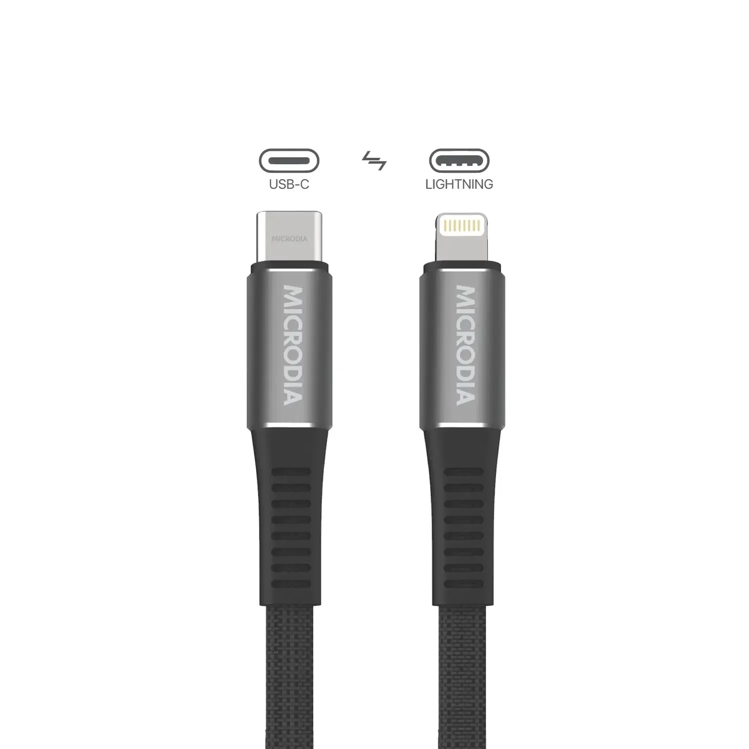 Colorful Design Modern Detail MICRODIA ExeCable? Shoelace 60W USB-C to Lightning Charge & Sync Cable