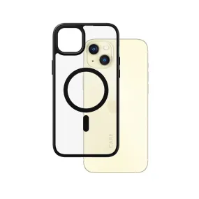 daily accessory CARE by PanzerGlass? Urban Combat Case Transparent w. Black MagSafe iPhone 15 Plus