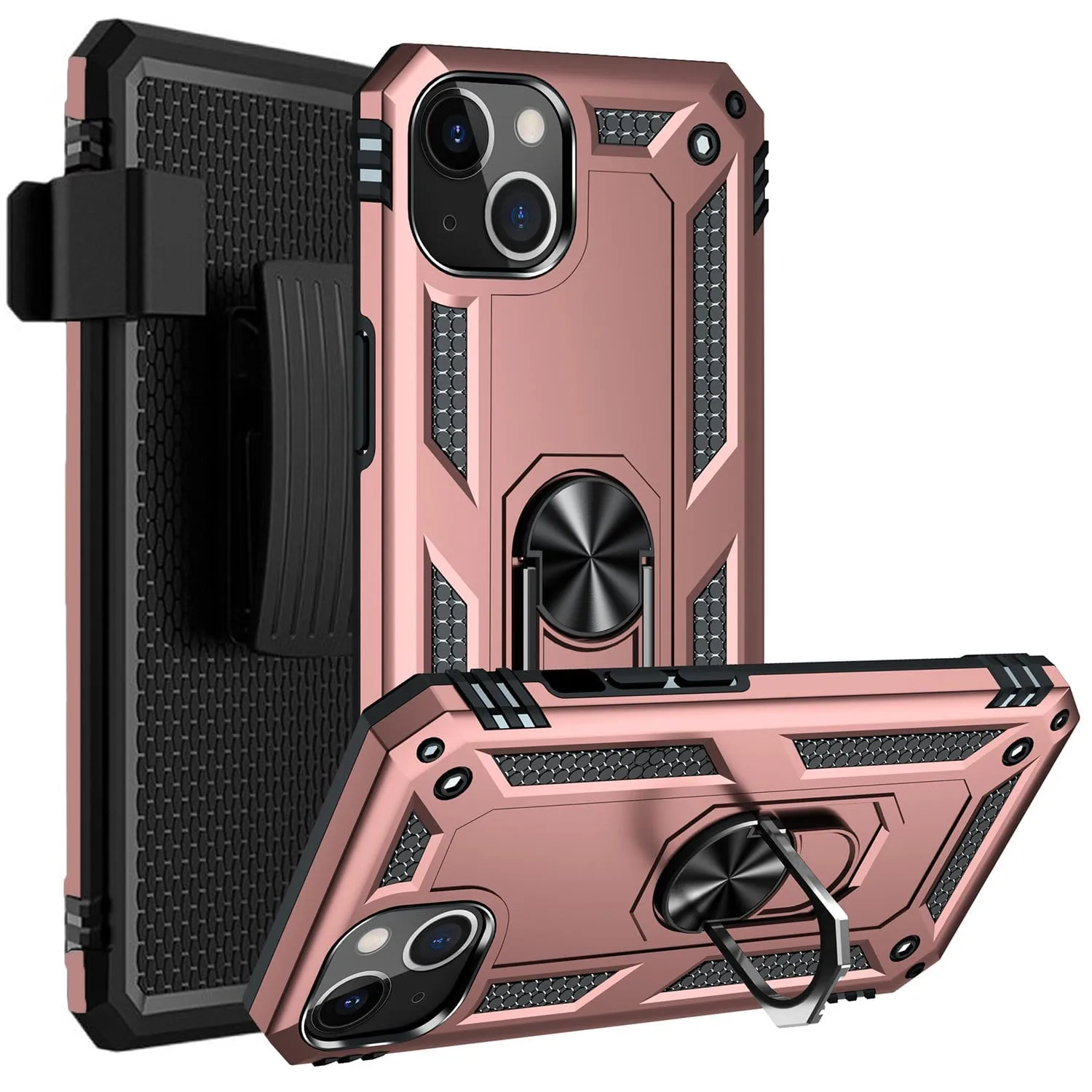 Raider Series Heavy-Duty Belt Clip Case - iPhone 14 & iPhone 13 - CP00132 Gloss Layer Protective Gear