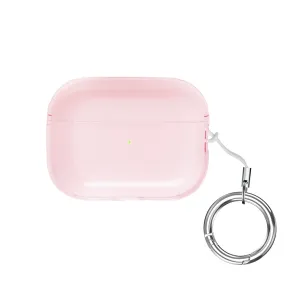 Hybrid-Flex Series Transparent Pink Case - Apple AirPods Pro 2 (2nd Generation) Creative Smooth Shell Smooth Soft Finish