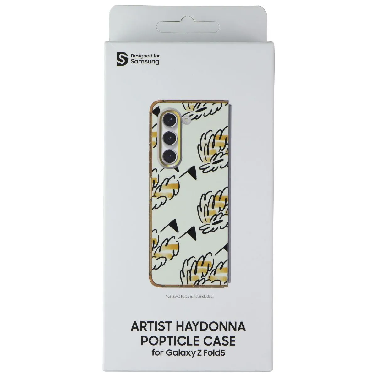 Samsung Artist Haydonna Popticle Case for Galaxy Z Fold5 - Yellow Student Gear Color Finish
