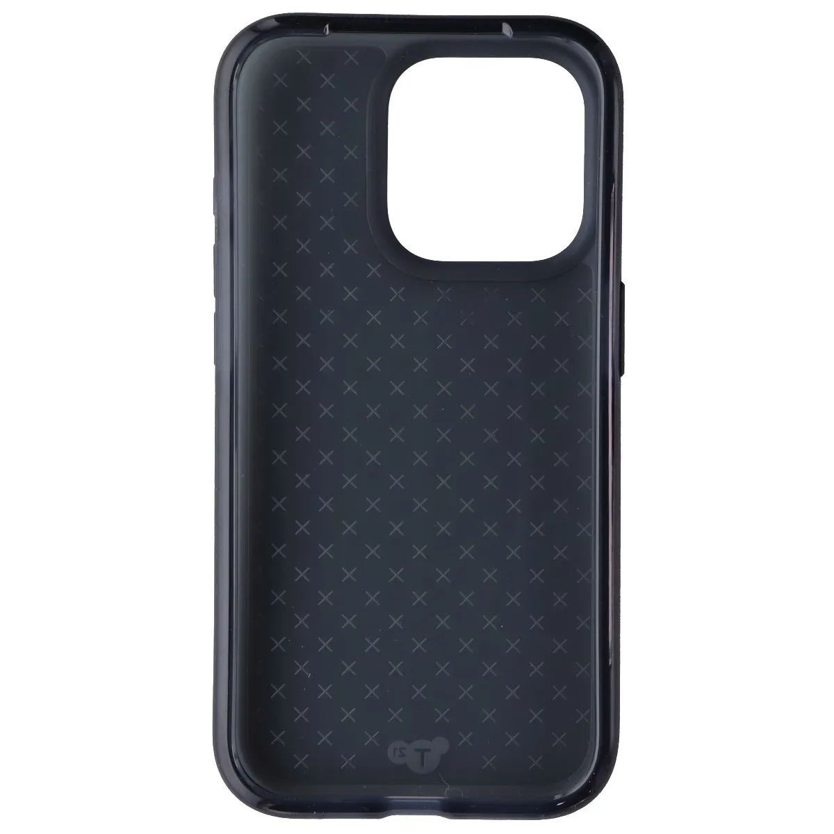 Tech 21 Evo Check Series Case for iPhone 15 Pro - Smokey/Black Protective Form Texture