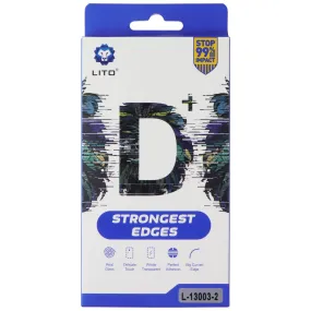 Screen Safety Cover Screen Defense Pro LITO D  Strongest Edges Screen Protector for Apple iPhone 13 Pro Max (2 Pack)