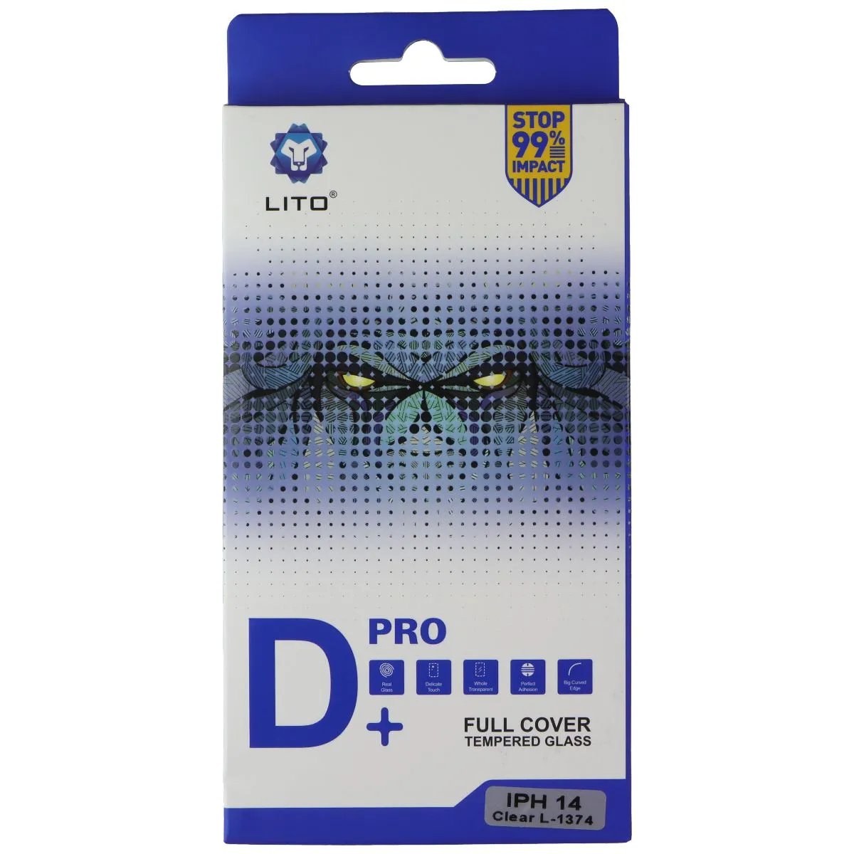 LITO Pro D  Full Cover Tempered Glass for Apple iPhone 14 anti shock tempered glass high performance glass