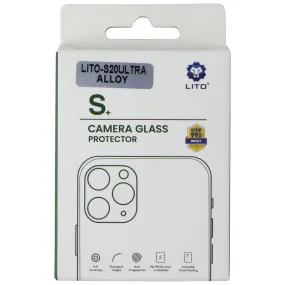LITO S  Camera Glass Protector for Samsung Galaxy S20 Ultra 5G - Black fingerprint resistant glass Fingerprint Proof Shield