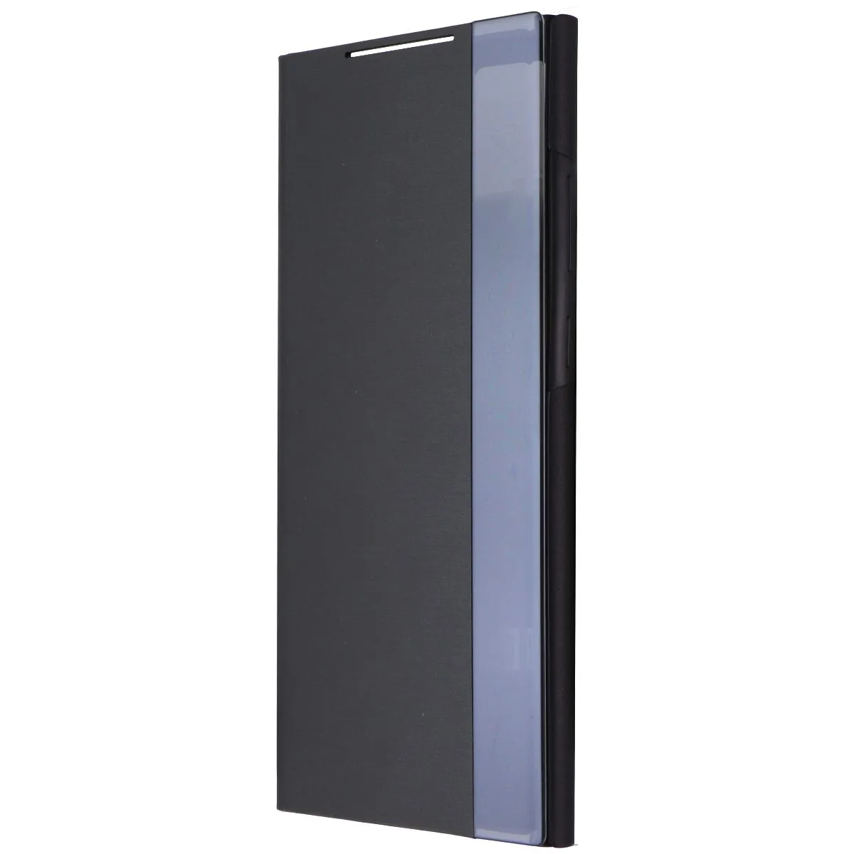 Smooth Feel Samsung S-View Flip Cover for Samsung Galaxy Note20 / Note20 5G - Black