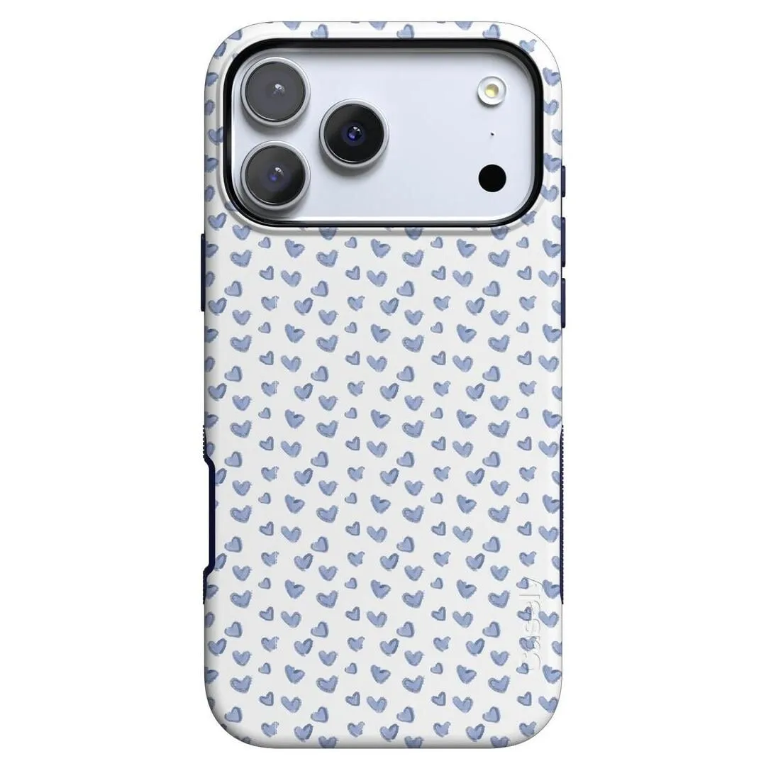 Lovebug | Blue Hearts Case Matte Feel