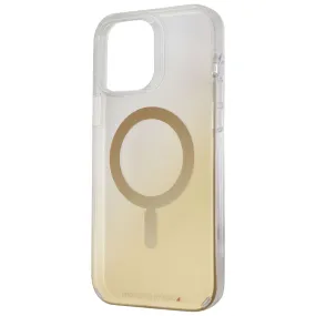 ZAGG Milan Snap Case for MagSafe  for Apple iPhone 13 Pro Max - Gold/Clear Tight Fit Fashion Detail