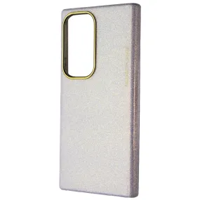 Elizabeth James Glitter Case for Samsung Galaxy S24 Ultra - Blush Rugged Detail Layer