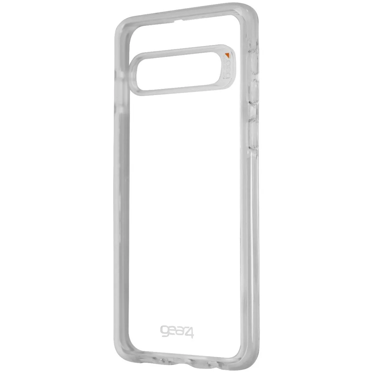 Soft Edge Detail ZAGG Piccadilly Series Hard Case for Samsung Galaxy S10 - Clear/White