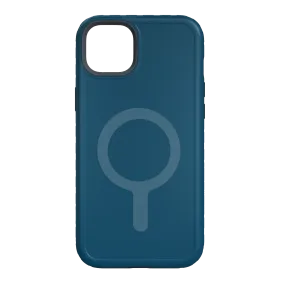 Dual Layer | MagSafe Case for Apple iPhone 14 Plus | Deep Sea Blue | Fortitude Series Flexible Edge Protective Craft