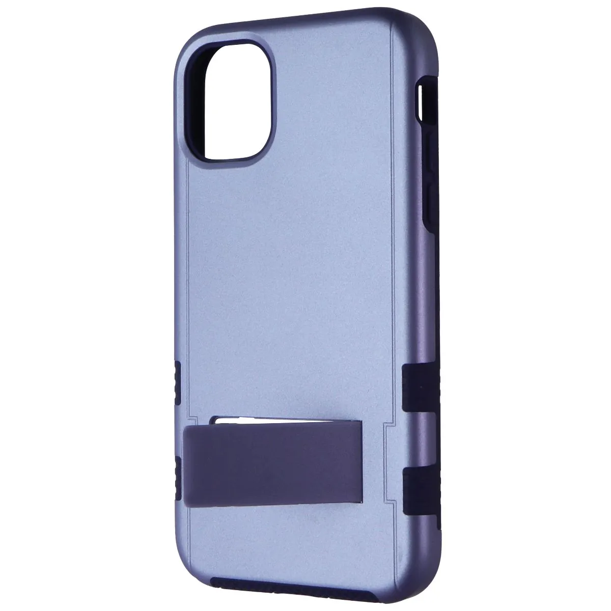 Personal Style Protective Quality Quikcell Advocate Kickstand Case for Apple iPhone 11 - Light Blue / Dark Blue
