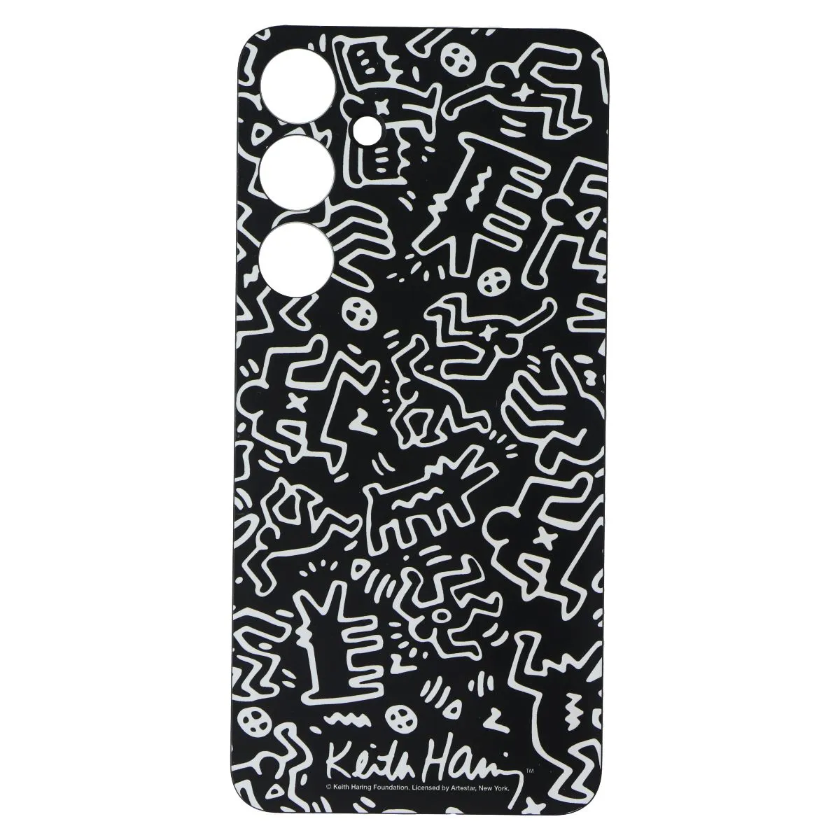 Samsung Interactive Flipsuit Card for Galaxy S24 - Keith Haring Black Compact Edge