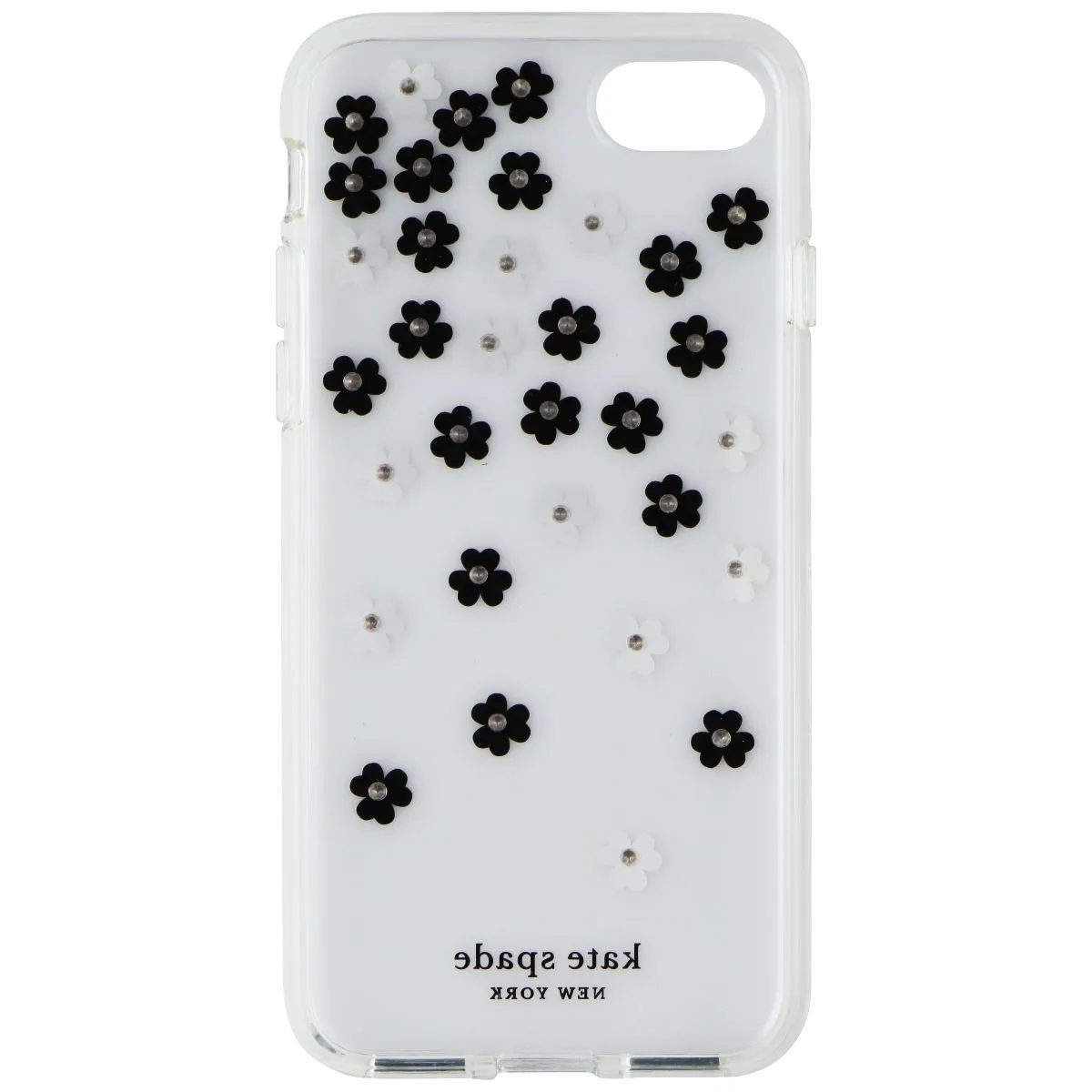 Hard Shell Kate Spade Flexible Hardshell Case for iPhone SE (2nd Gen) & 8/7 - Clear/Flowers