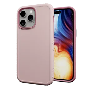 Dual Layer Case for Apple iPhone 13 Pro Max | Pink Magnolia | Fortitude Series Casual Texture Minimal Edge Design