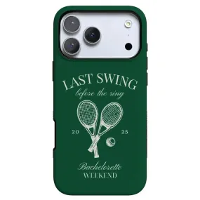 Last Swing | Green Bachelorette Case Lightweight Shell Soft Grip Finish
